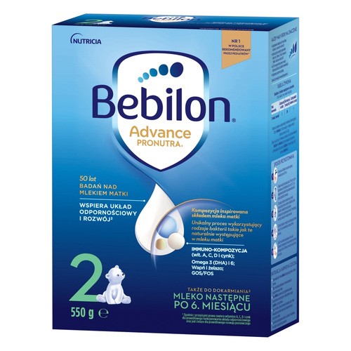 Bebilon 2 Advance Pronutra Mleko następne po 6. miesiącu 550 g