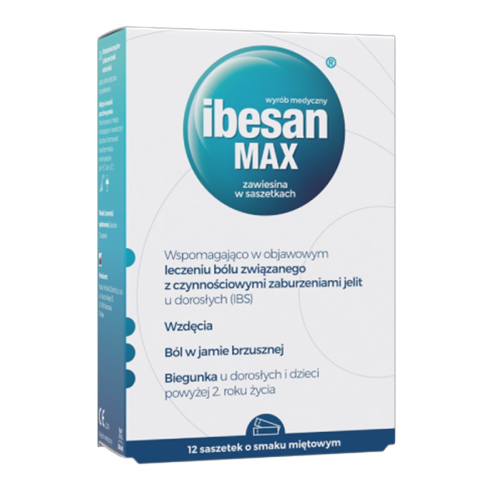 Ibesan MAX, zawiesina w saszetkach, 12 sztuk