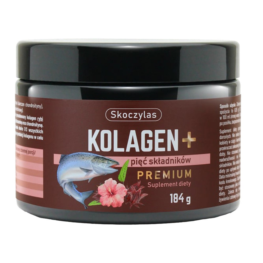 Skoczylas Kolagen z łososia + 5 składników 184 g (5903631208614)