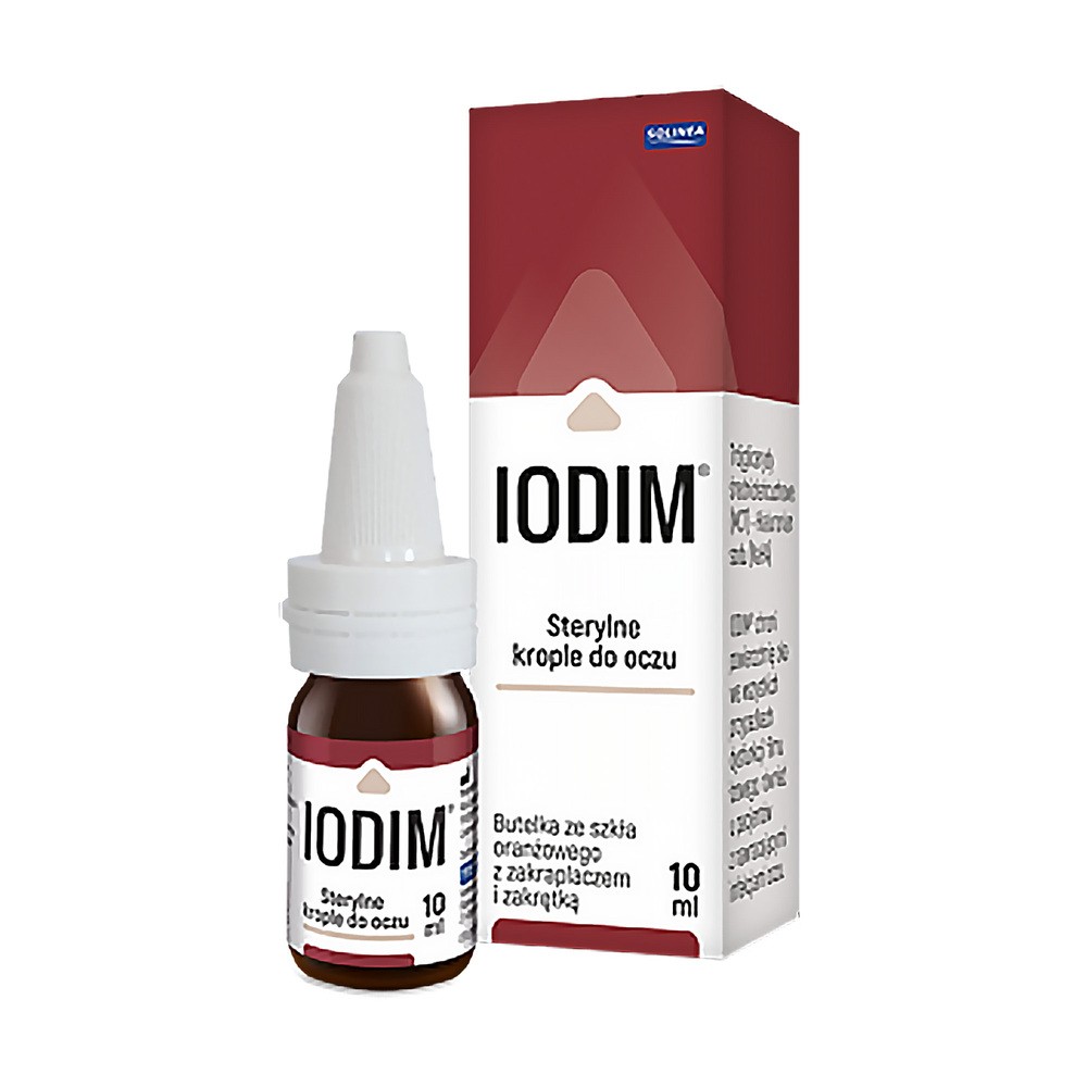 Iodim, sterylne krople do oczu, 10 ml