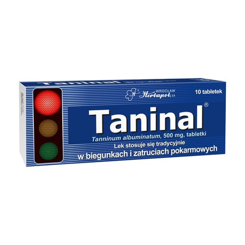 Taninal, 500 mg, tabletki, 10 szt.