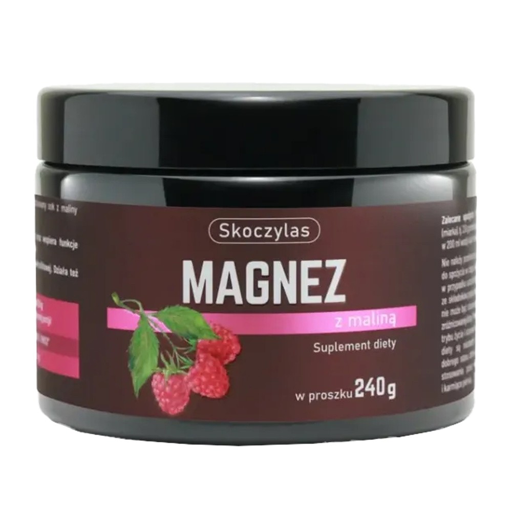 SKOCZYLAS MAGNEZ z maliną