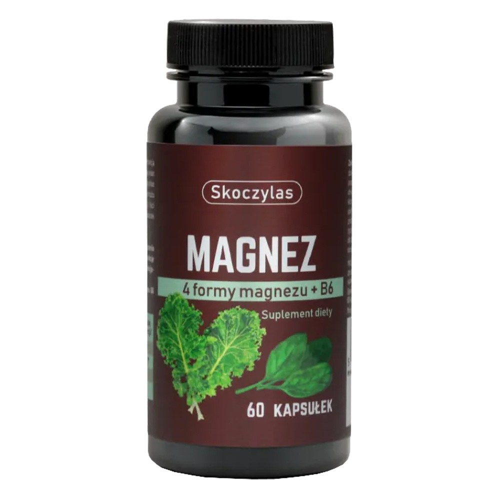 Skoczylas Skoczylas Magnez 4 formy - szpinak jarmuż