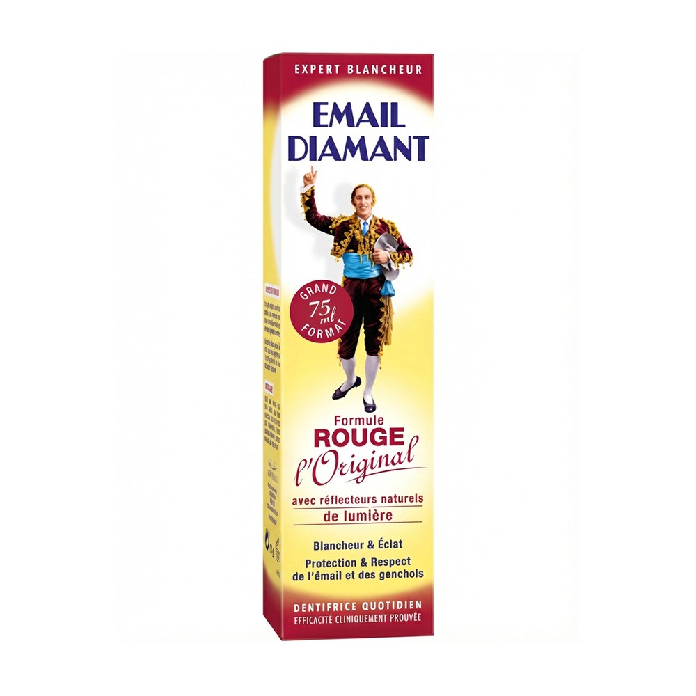 email diament dentifrice formule Rouge Tube 75 ML 3331300032963