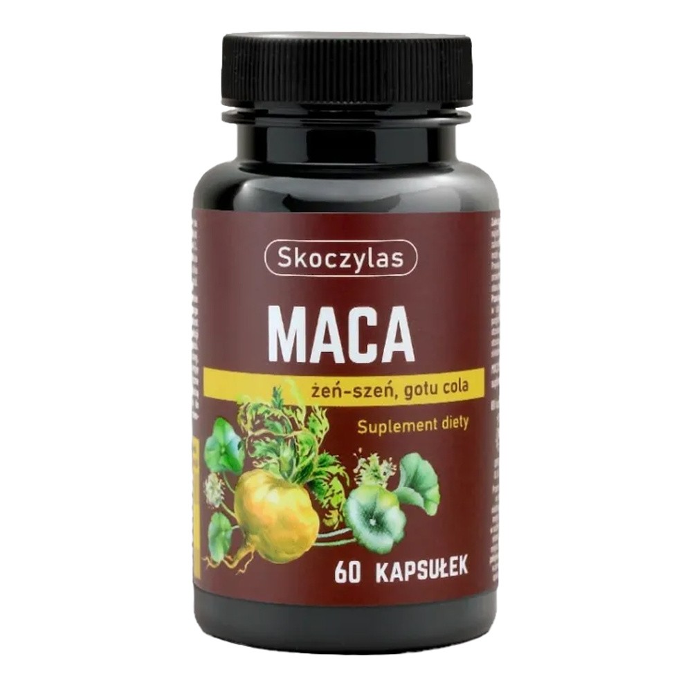 SKOCZYLAS Maca Żeń-Szeń Gotu Cola 60caps
