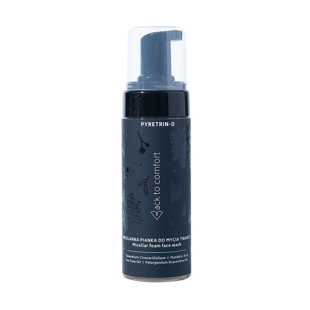 Back To Comfort - Pyretrin-D Face Foam, 150ml - micelarna pianka do mycia twarzy dla cery wrażliwej