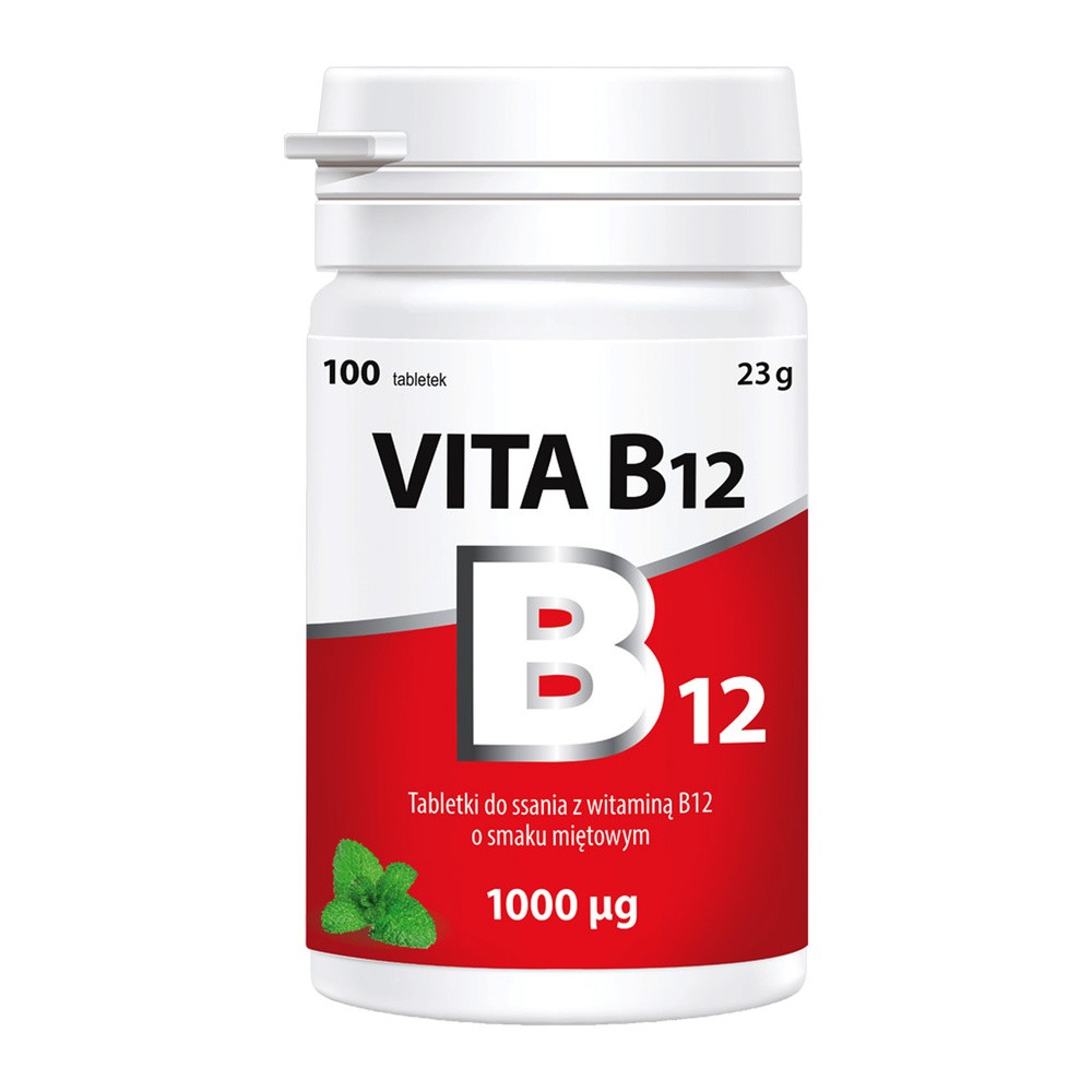 Vita B12 100 tabletek do ssania