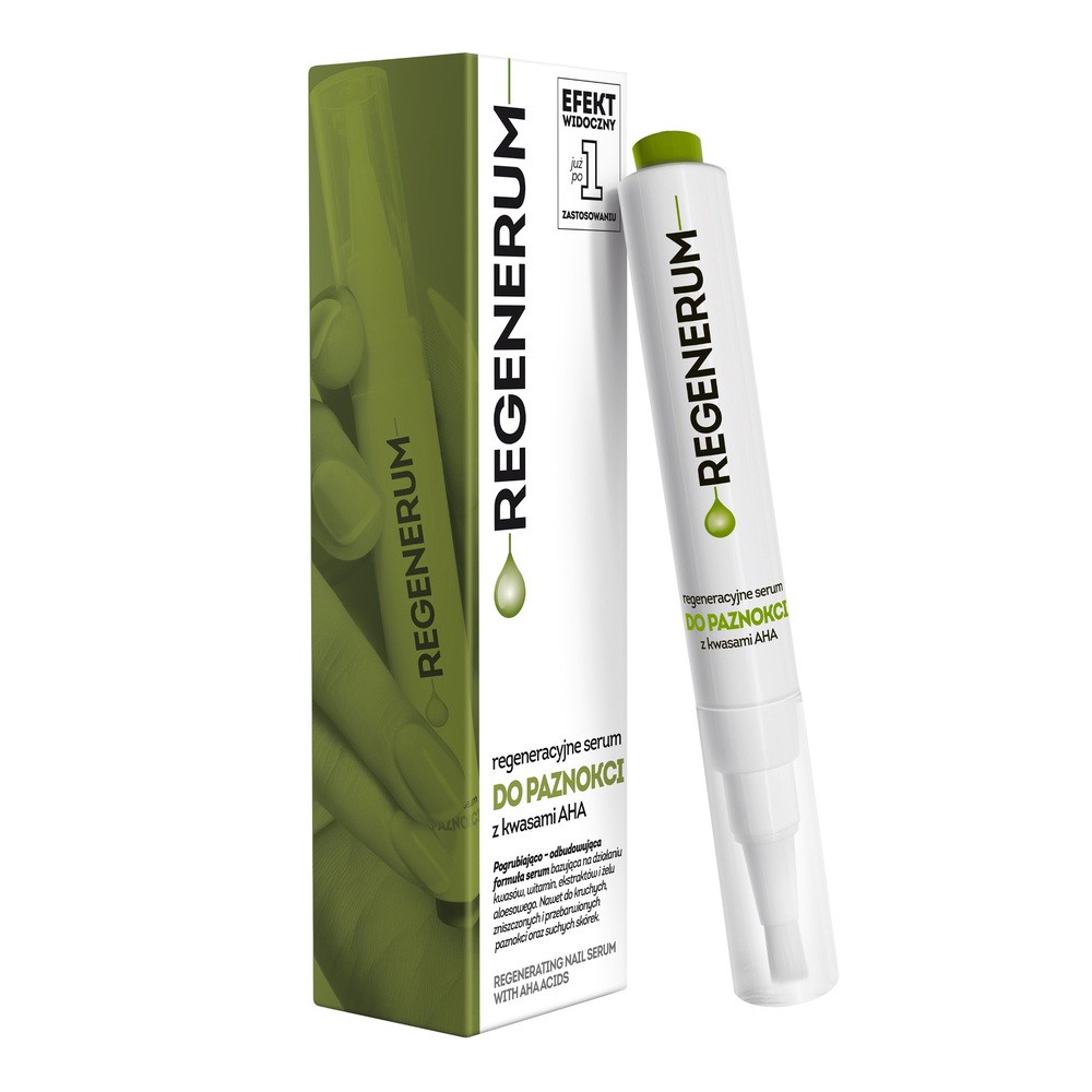 Regenerum regeneracyjne serum do paznokci z kwasami AHA, 40 ml