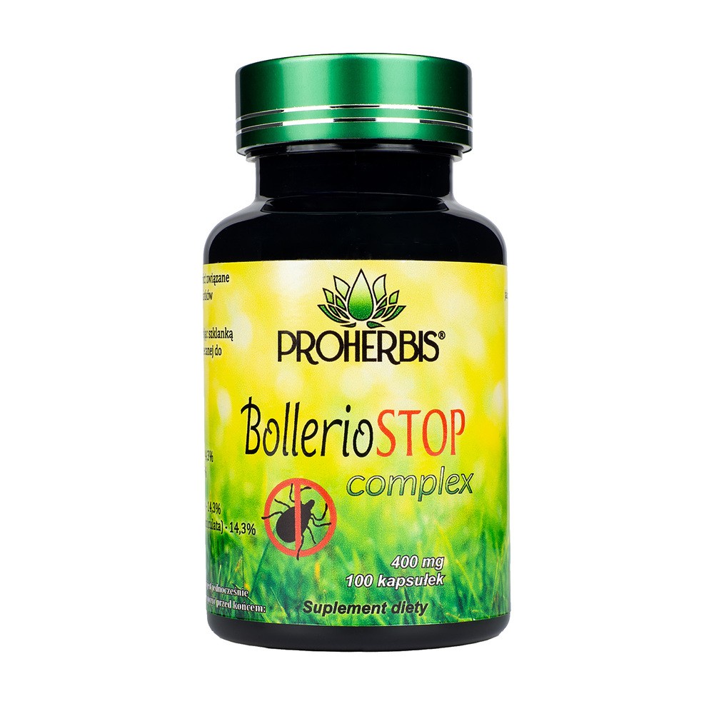 Proherbis Bolleriostop Complex 400mg 100 kapsułek (5902687157969)