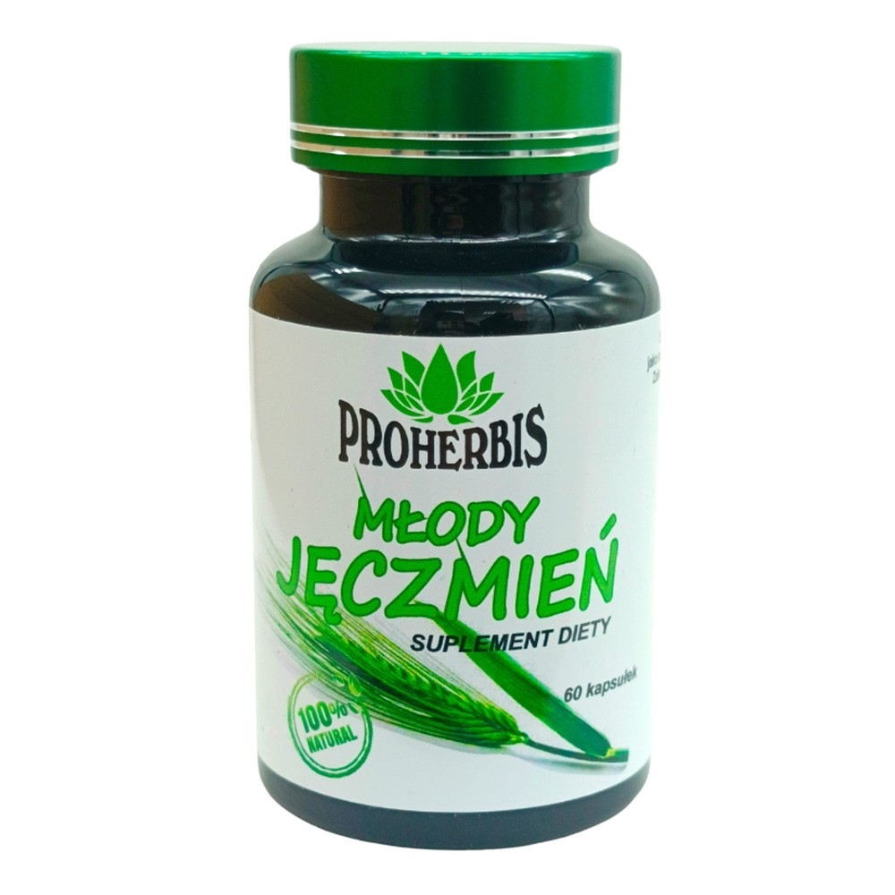 YUCCA YUCCA MŁODY JĘCZMIEŃ 400MG 60 KAPS.