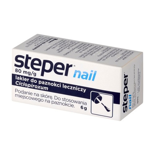 Steper Nail, lakier do paznokci leczniczy, 80 mg/g, 6 g