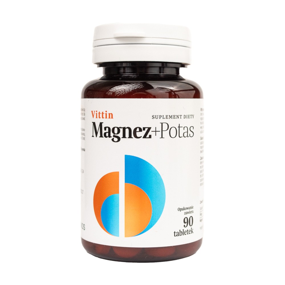 Vittin Magnez + Potas, tabletki, 90 szt.