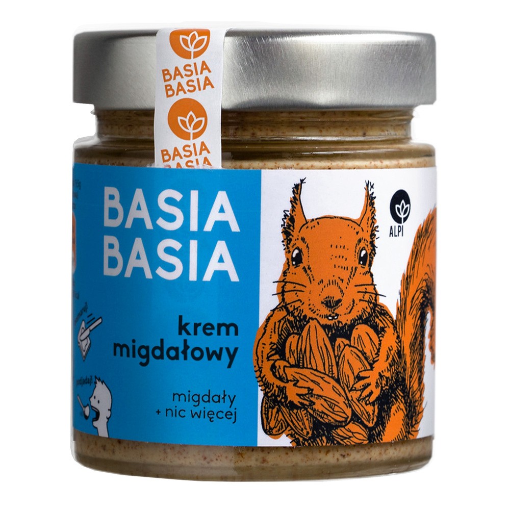 Alpi Smaki Masło migdałowe Basia Basia 195 g BASIAMASLOMIG