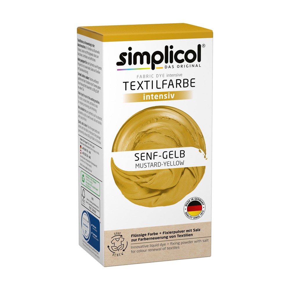 SIMPLICOL BARWNIK INTENSIVE 560G MUSZTARDOWY ŻÓŁTY
