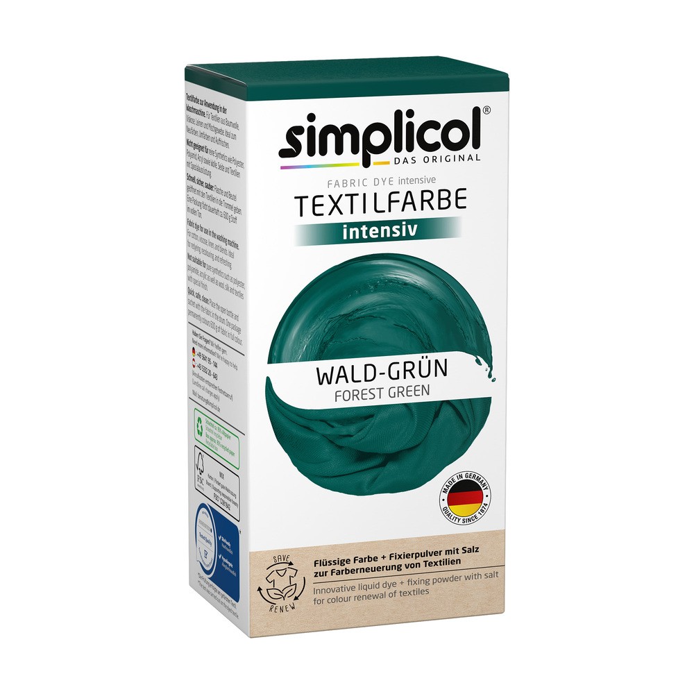 BioLife Simplicol Barwnik Farba Do Tkanin Leśna Zieleń