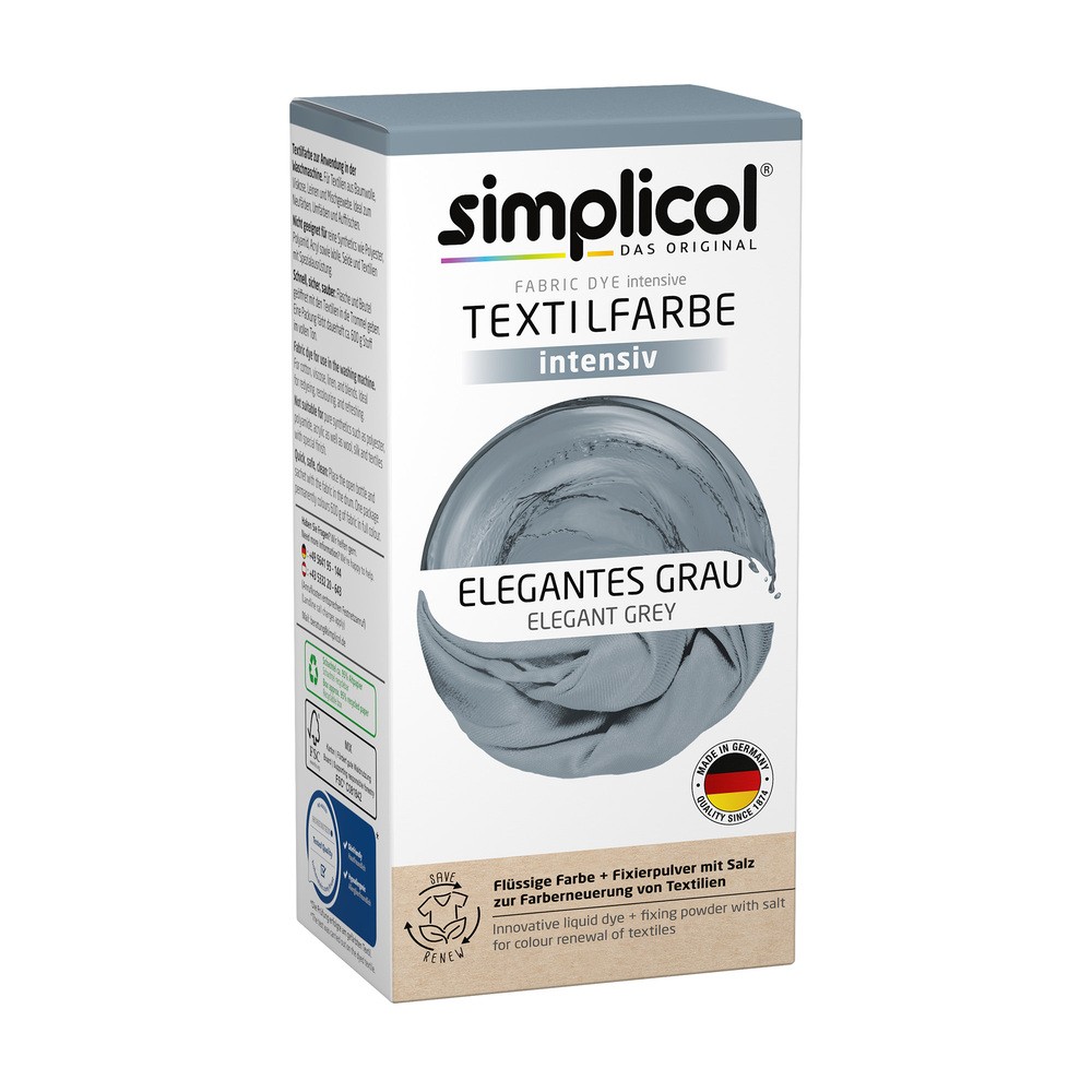BioLife Farba Do Zasłon Intensywny Szary Simplicol