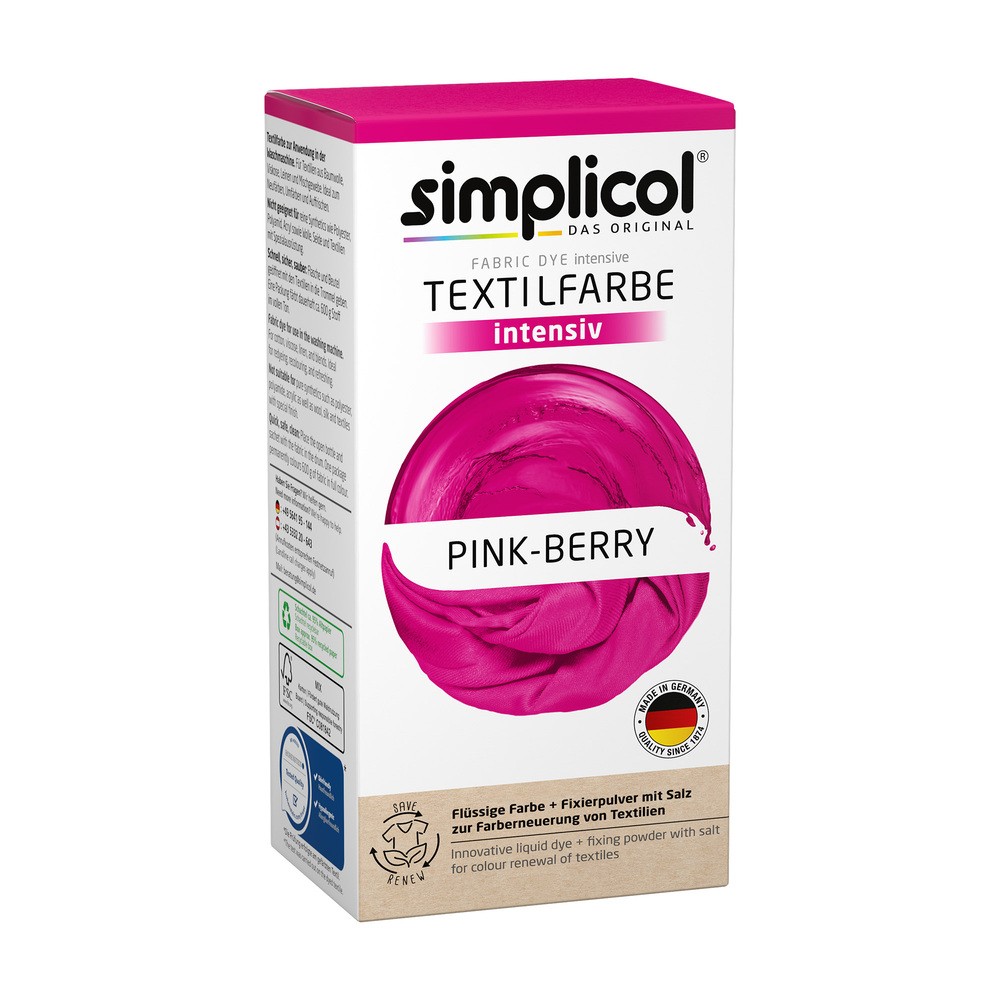 SIMPLICOL Barwnik do tkanin Różowo-Jagodowy