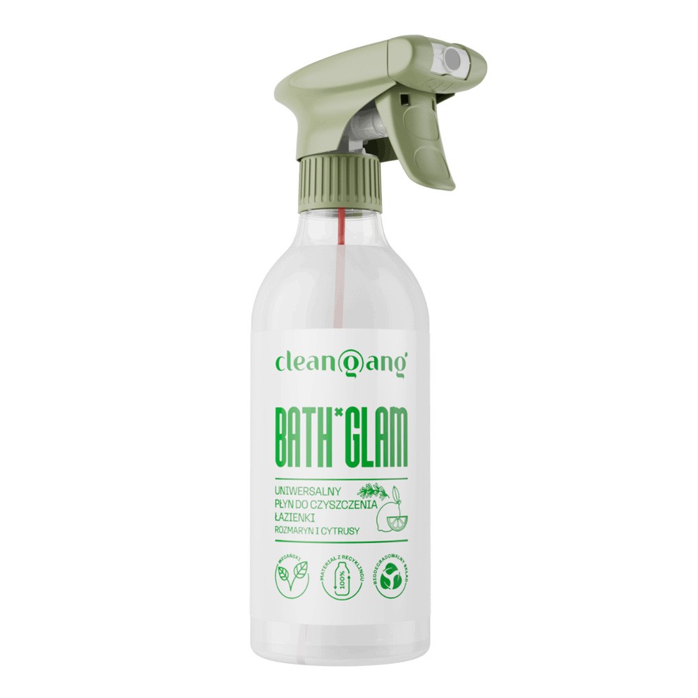 CLEANGANG BATH GLAM UNIWERSALNY PŁYN DO CZYSZCZENIA ŁAZIENKI ROZMARYN I CYTRUSY 500ML