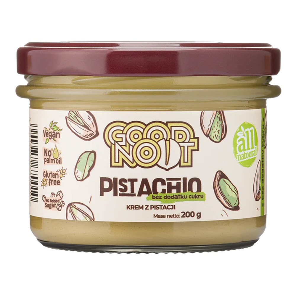 Good Noot Krem pistacjowy bez dodatku cukru 200 g