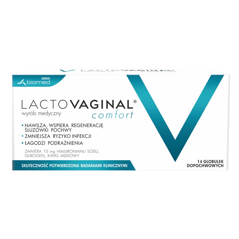 Lactovaginal Comfort, globulki, 14 sztuk
