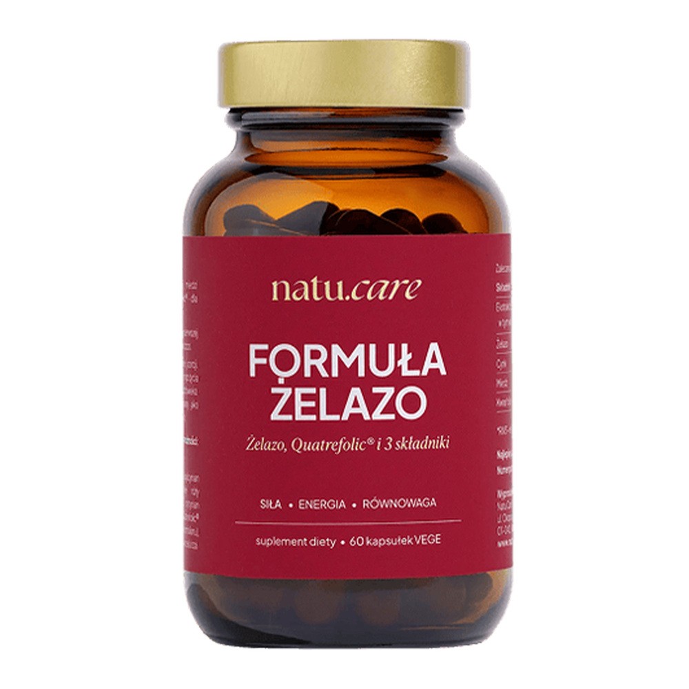 Natu.Care Formuła Żelazo, 60 kapsułek