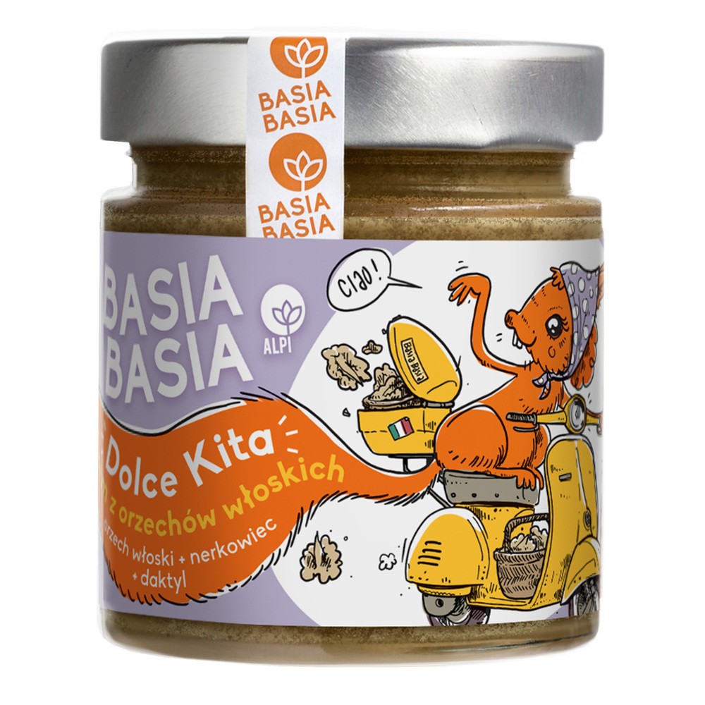 Basia Basia Dolce Kita - krem z orzechów włoskich z nerkowcami i daktylem 200 g