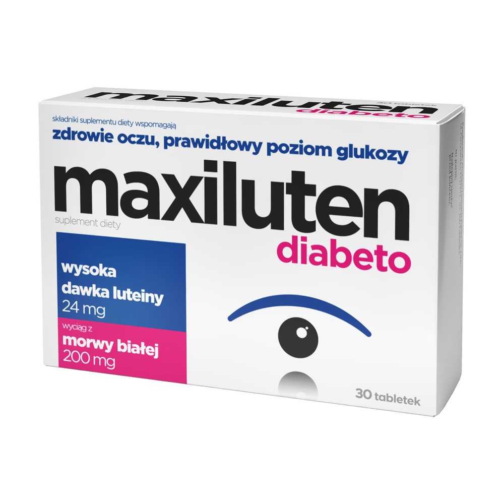 Maxiluten Diabeto, tabletki, 30 sztuk