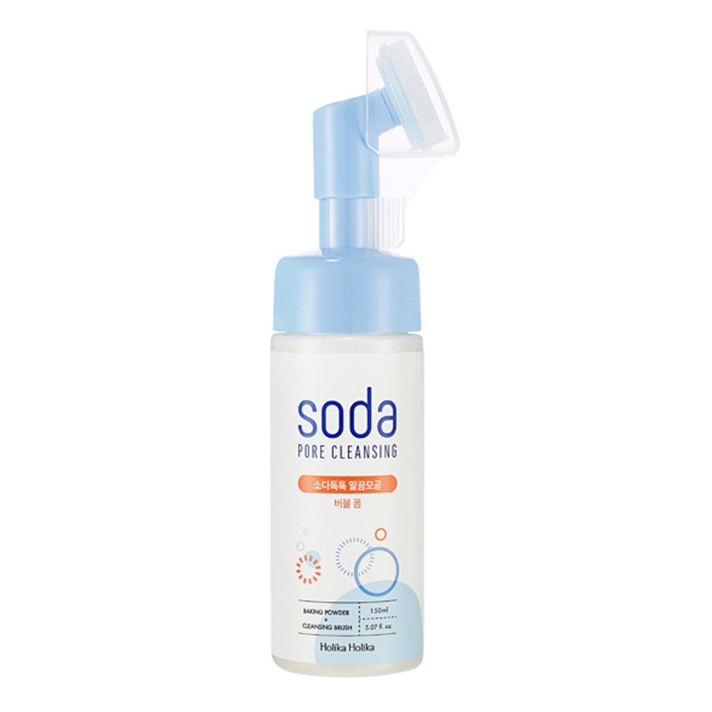 Holika Holika Soda Pore Tok Tok Cleansing Bubble Foam Pianka do Twarzy ze Szczoteczką 150ml HOLIKA-8494