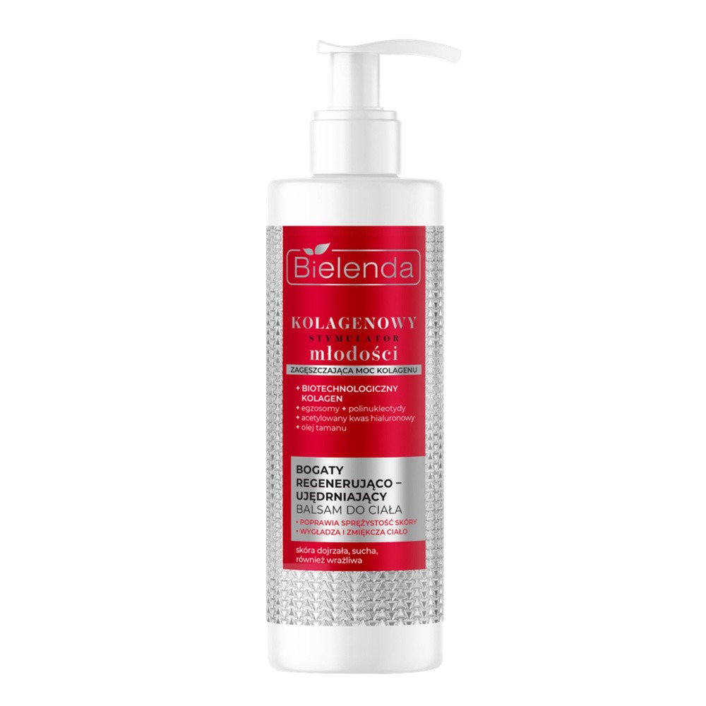 Bielenda Kolagenowy Stymulator Młodości Bogaty Regenerująco - ujędrniający balsam do ciała, 350 ml