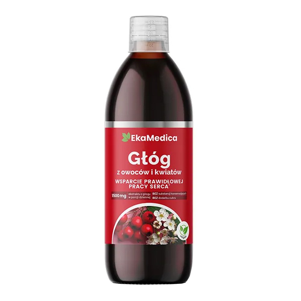 Głóg z owoców i kwiatów - suplement diety (500 ml)