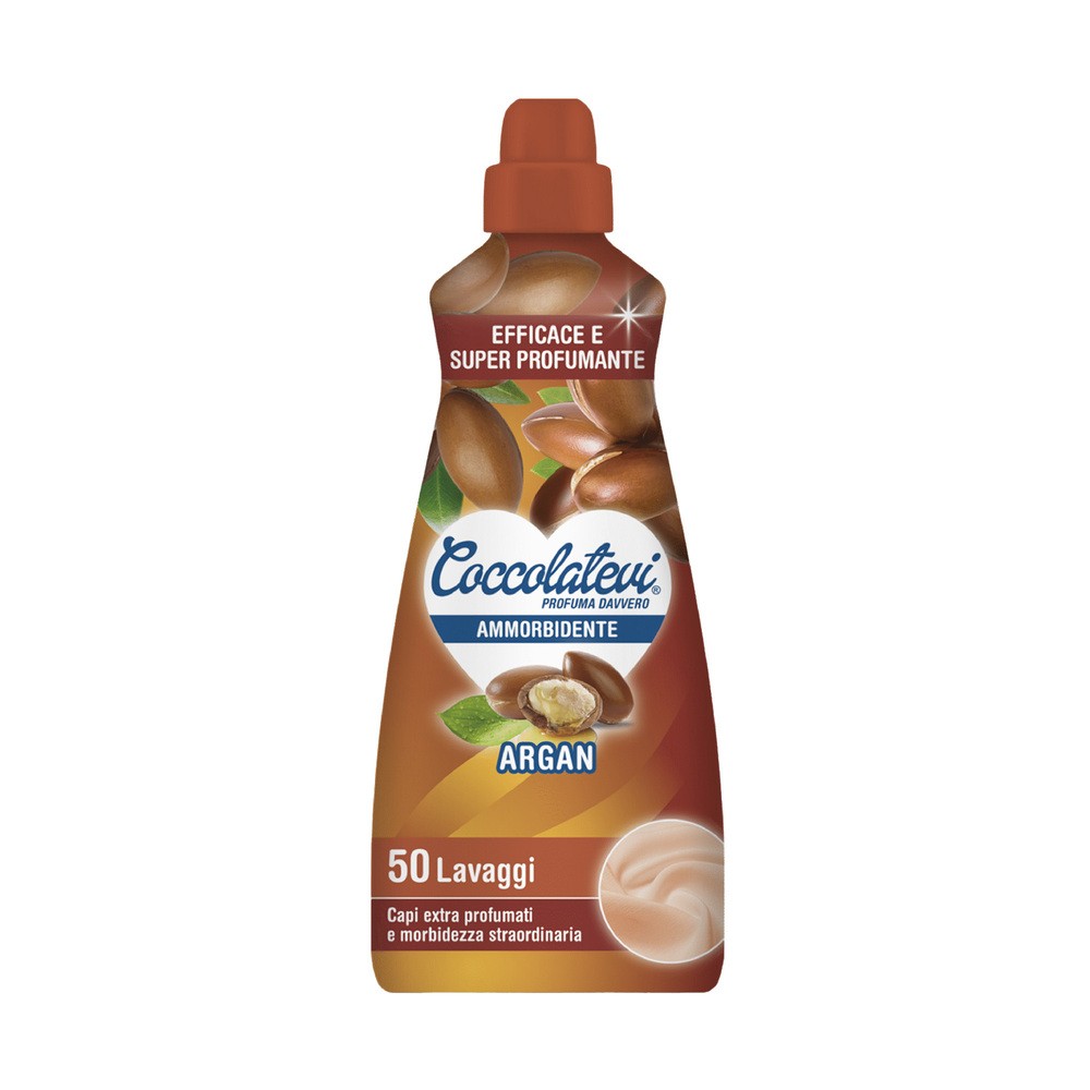 COCCOLATEVI Płyn do płukania i zmiękczania tkanin 1250ml ARGAN