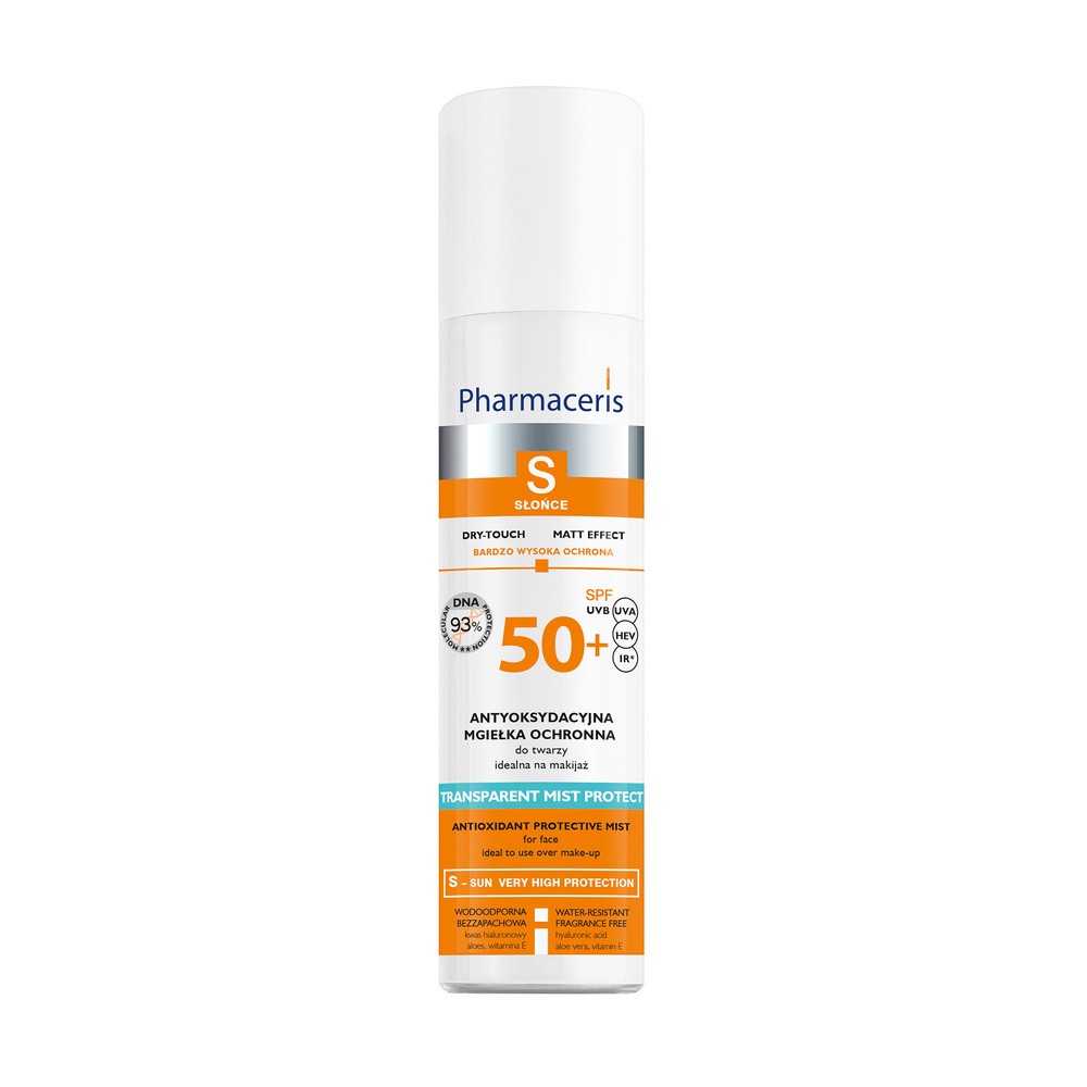 Pharmaceris S Sun Antyoksydacyjna mgiełka ochronna SPF 50+ w spray’u, 75 ml
