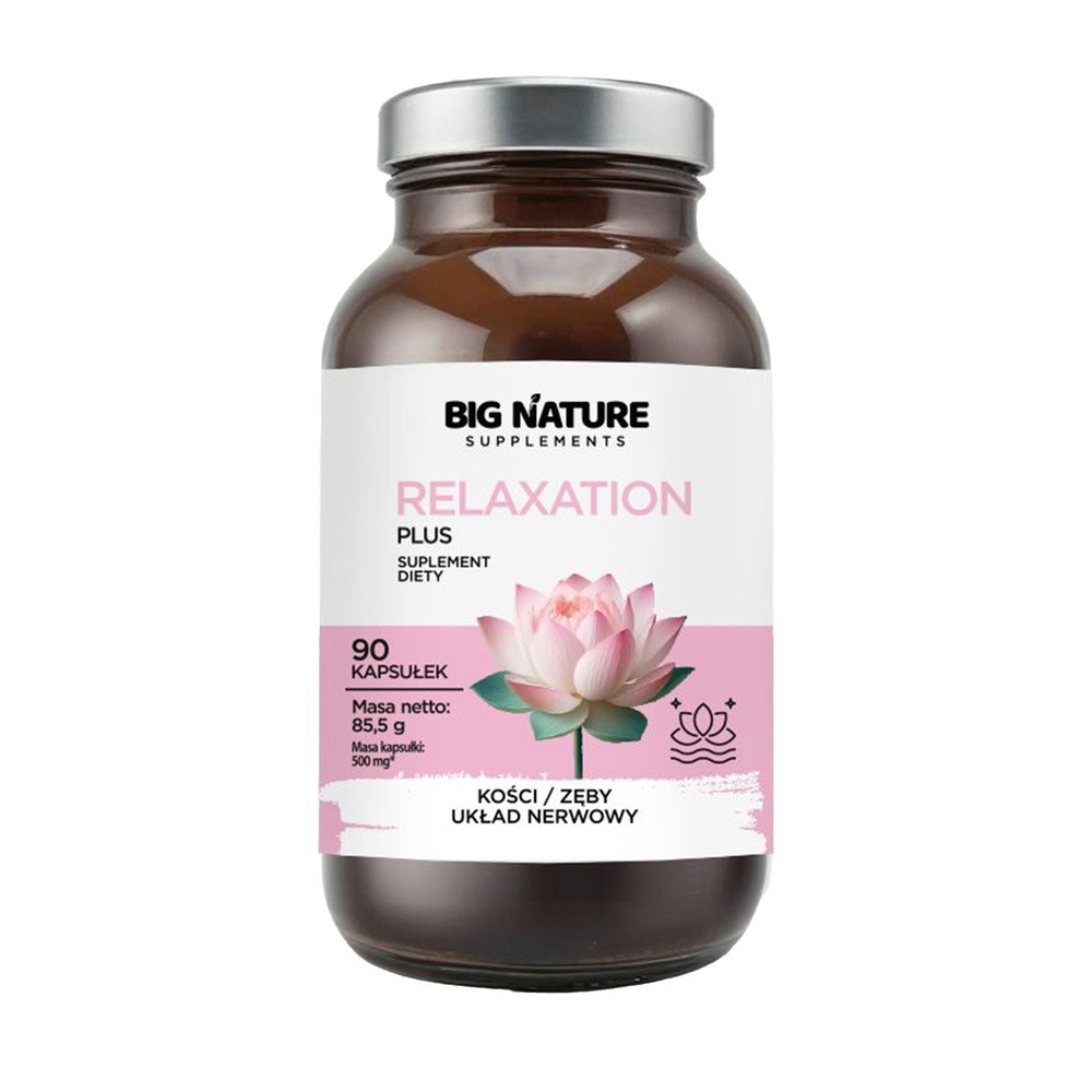Big Nature Relaxation Plus - suplement diety 90 kaps. - suplement