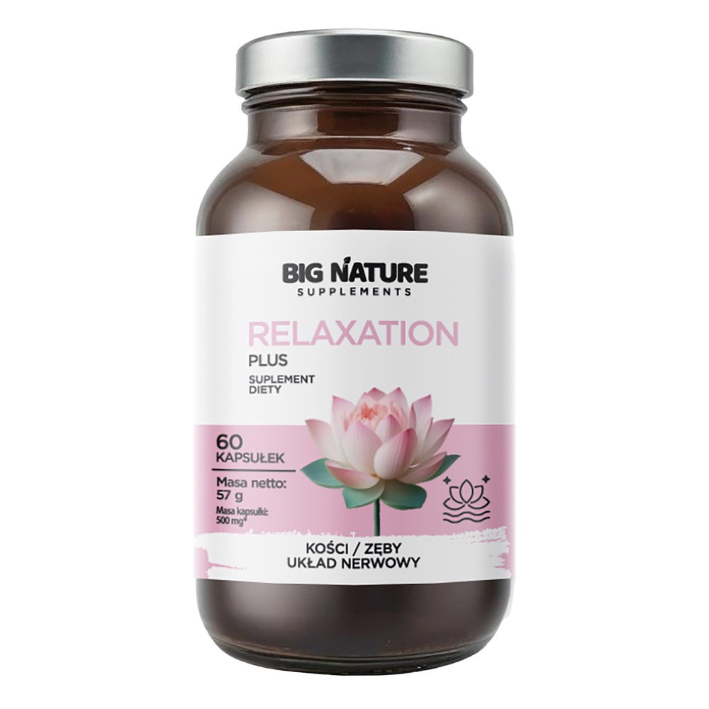 Big Nature Relaxation Plus - suplement diety 60 kaps. - suplement