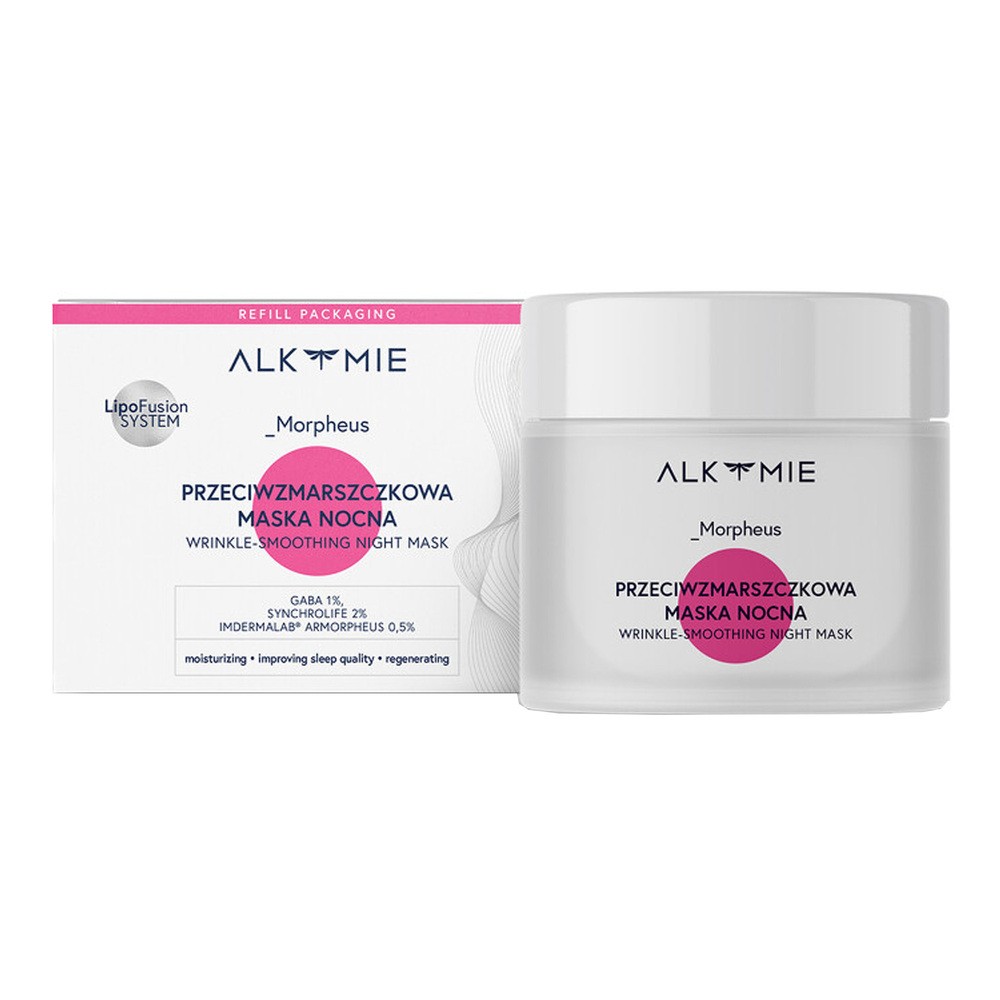 Alkmie Morpheus Wrinkle-Smoothing Night Mask Przeciwzmarszczkowa Maska Nocna Maseczka w kremie 50ml