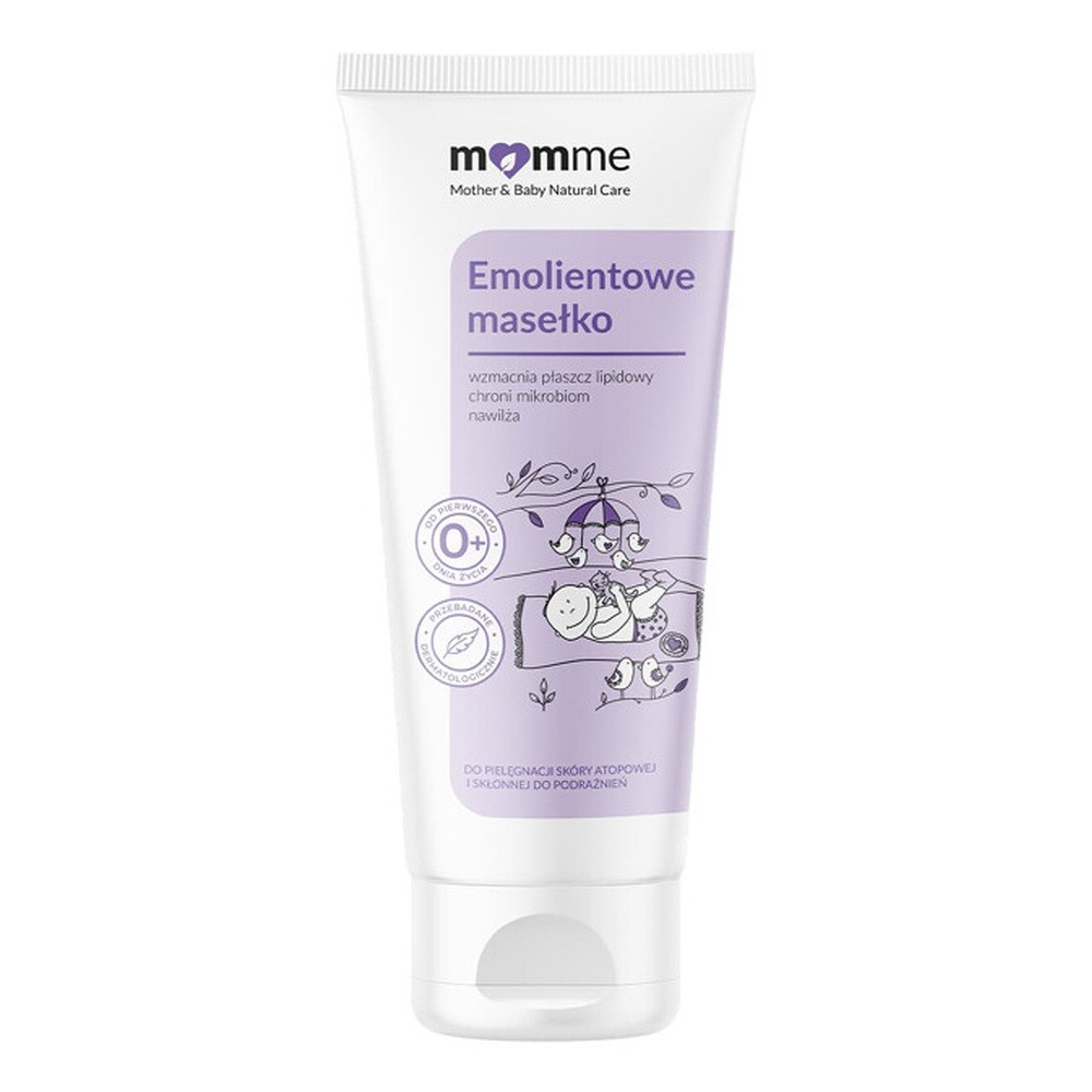 Momme, emolientowe masełko, od urodzenia, 100 ml