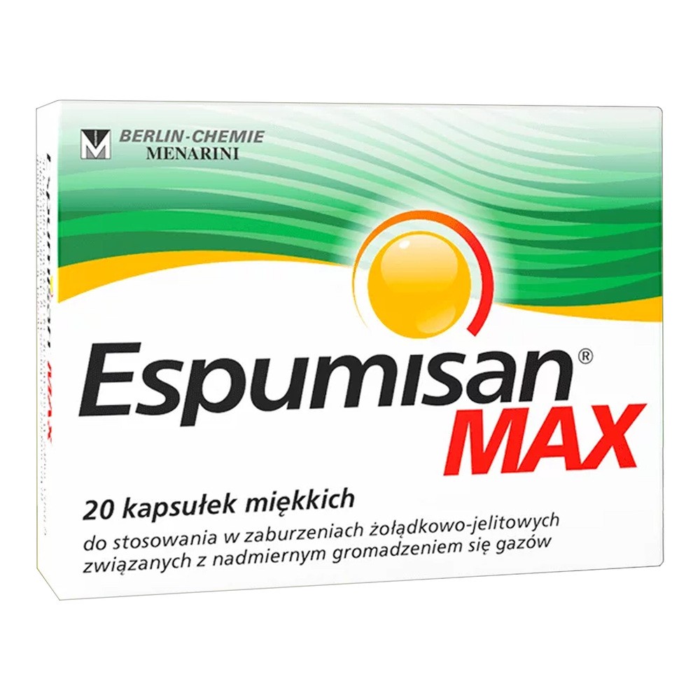 Espumisan MAX, kaps.miękkie, 20szt