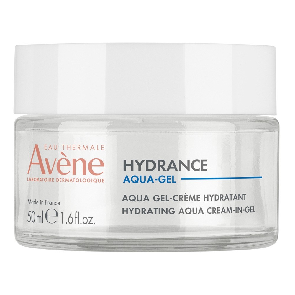Avene Hydrance Aqua Gel, nawilżający krem-żel do twarzy, skóra wrażliwa i odwodniona, 50 ml