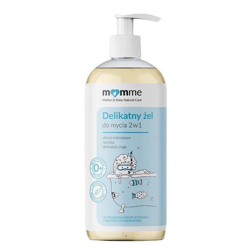 Momme, delikatny żel do mycia 2w1, od urodzenia, 400 ml