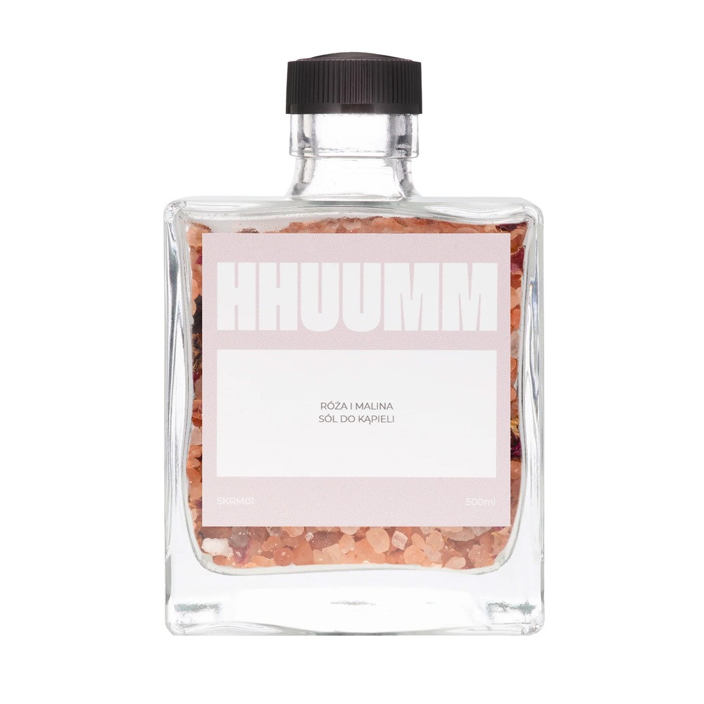 Hhuumm, sól do kąpieli, róża i malina, 500 ml