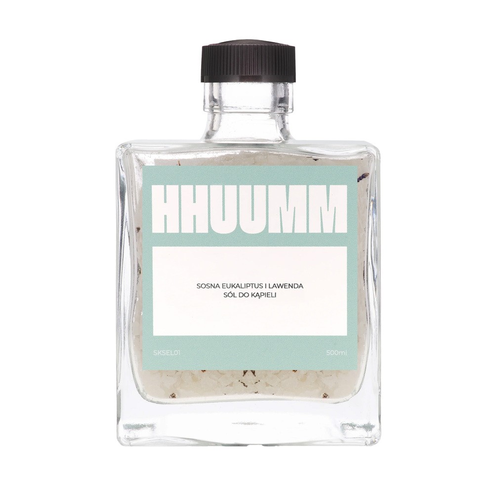 Hhuumm, sól do kąpieli, sosna, eukaliptus i lawenda, 500 ml