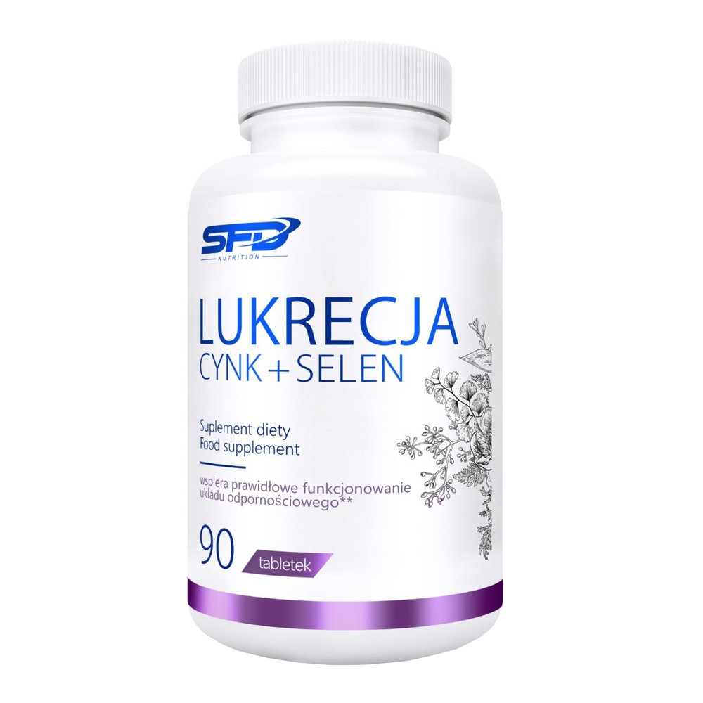 SFD Lukrecja Cynk + Selen, 90 tabletek