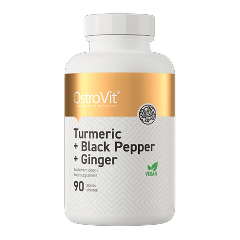 Ostrovit Turmeric + Black Pepper + Ginger - 90 tabletek