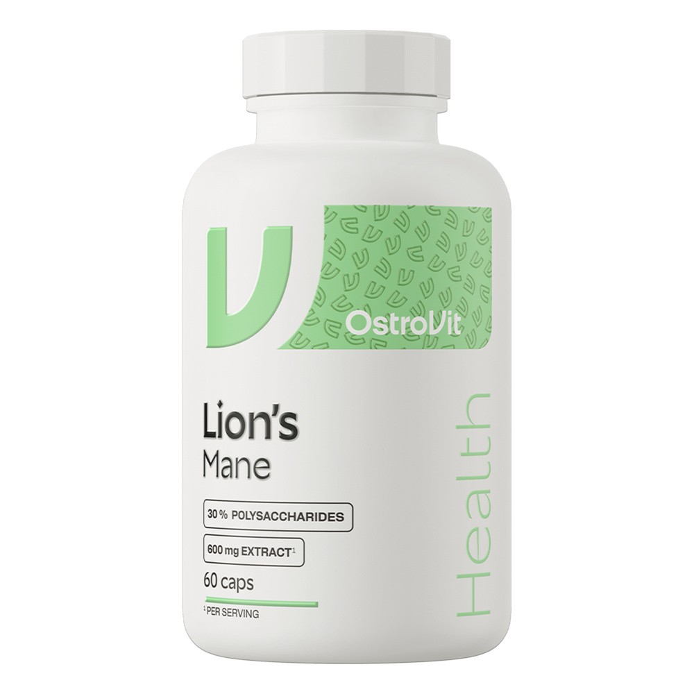 Ostrovit Lion''s Mane (Soplówka Jeżowata) 60 Kapsułek Vegan