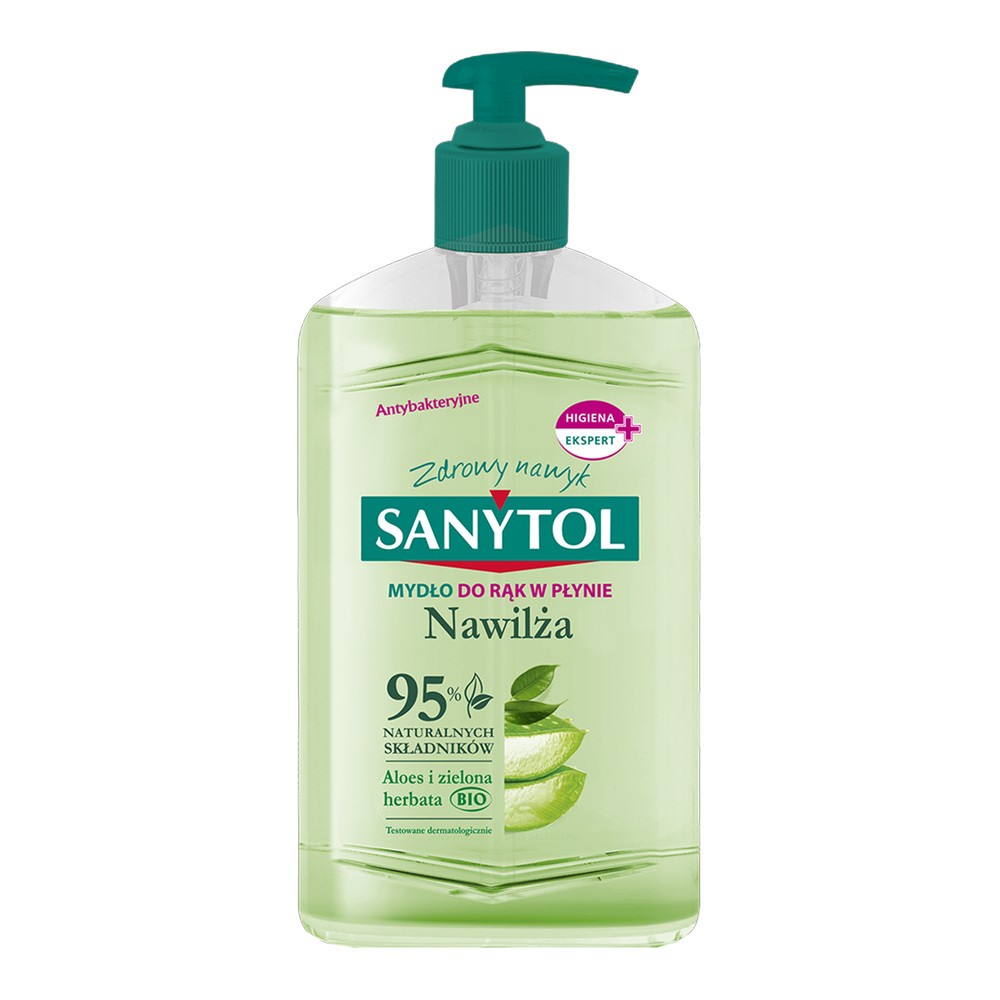SANYTOL SANYTOL Mydło dezynfekujące nawilżające 250 ml aloes i zielona herbata