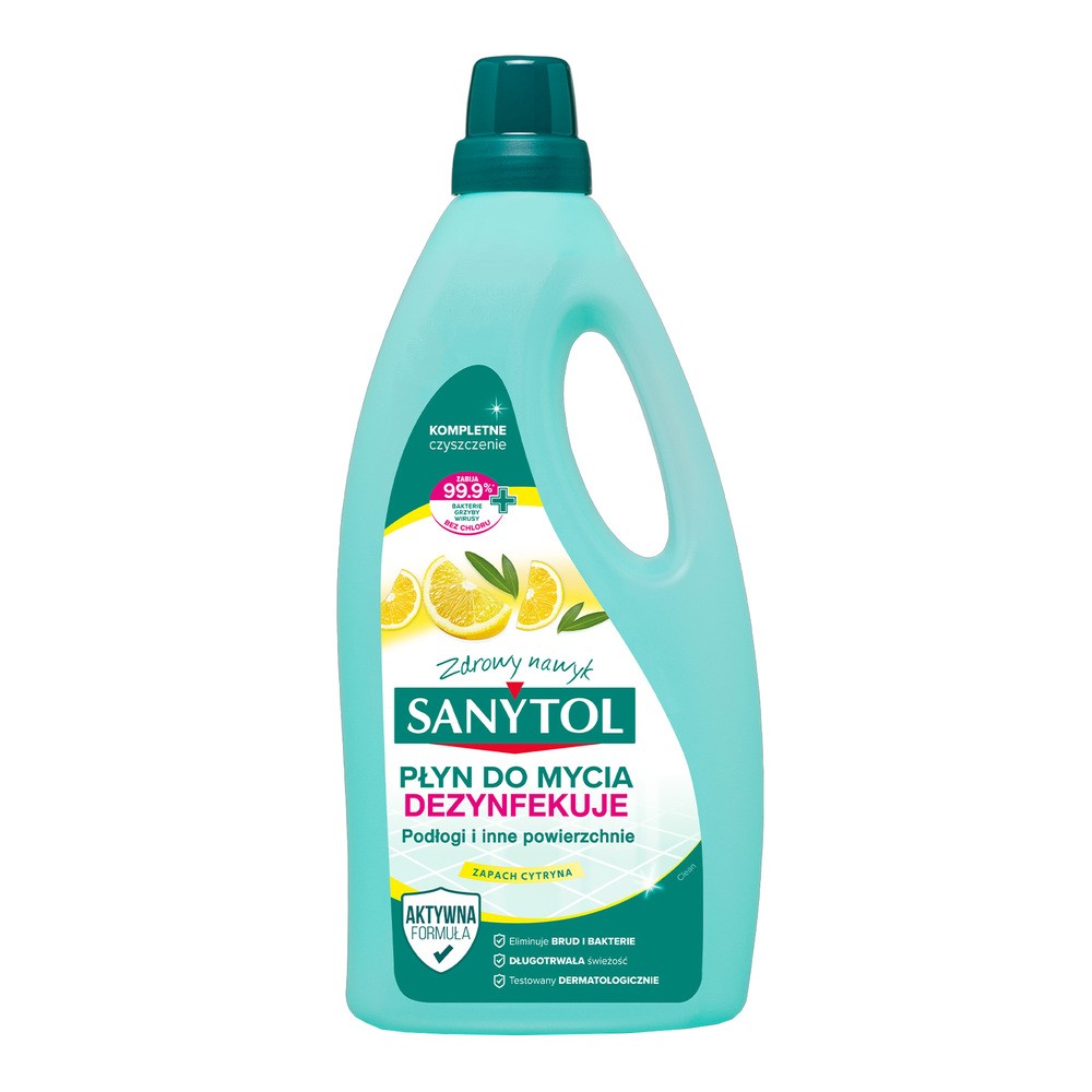 SANYTOL SANYTOL Uniwersalny dezynfekując płyn do mycia podłóg 1 L cytrynowy