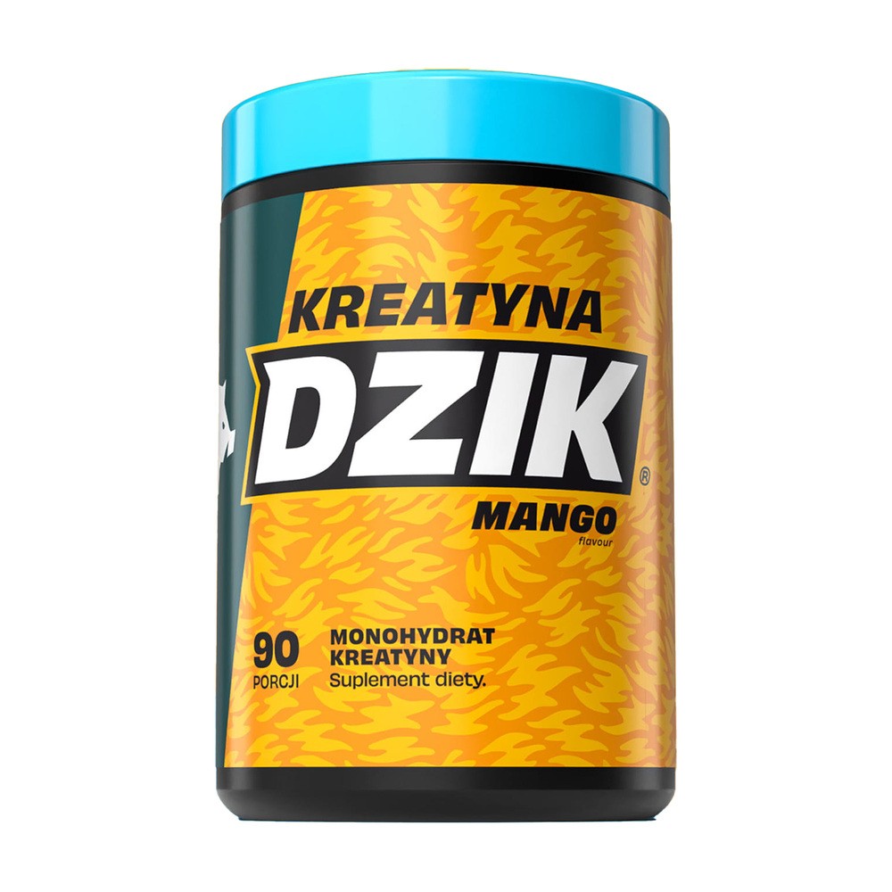 Dzik Kreatyna Mango, proszek, smak mango, 369 g