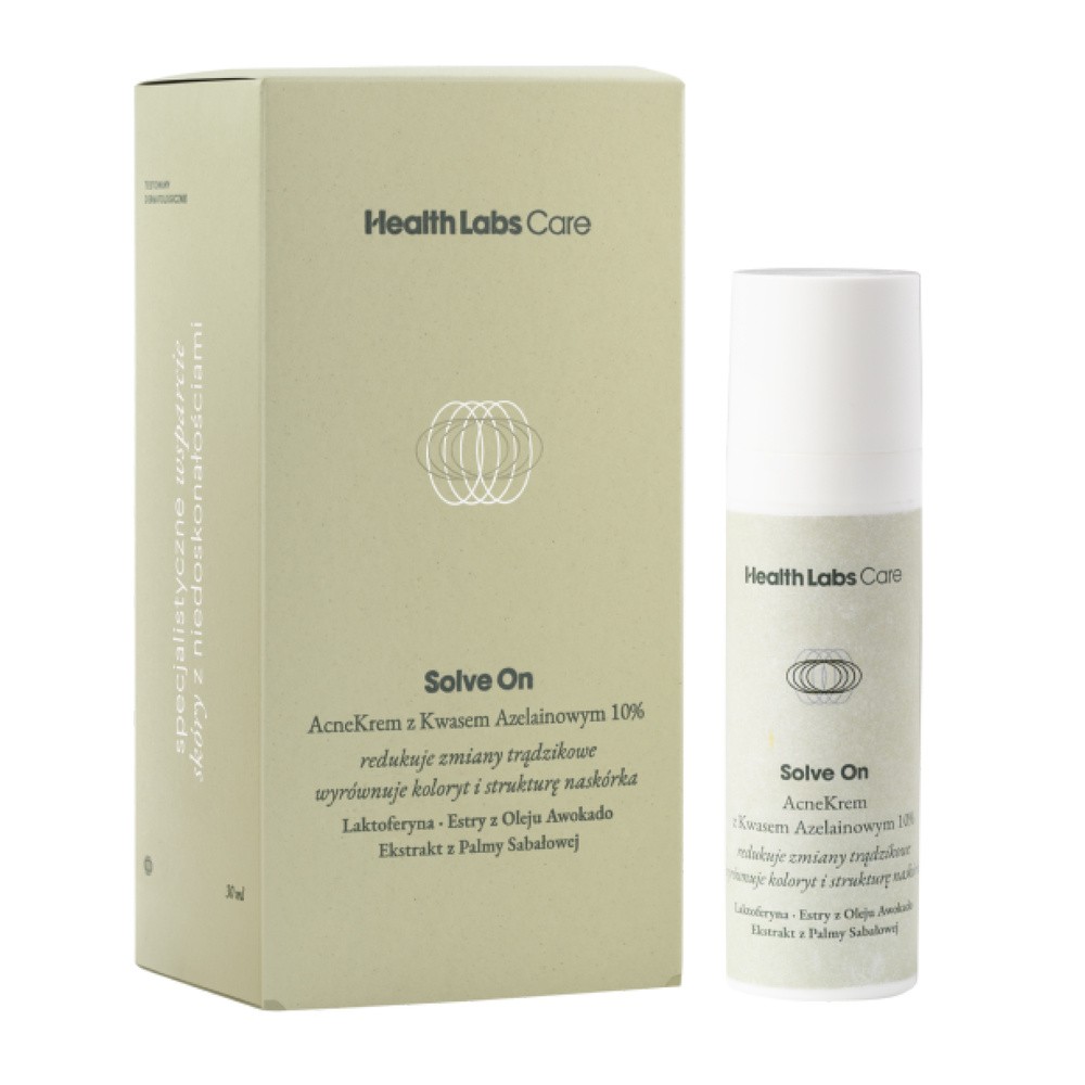 HEALTHLABS_Solve On AcneKrem krem z kwasem azelainowym 10% 30ml