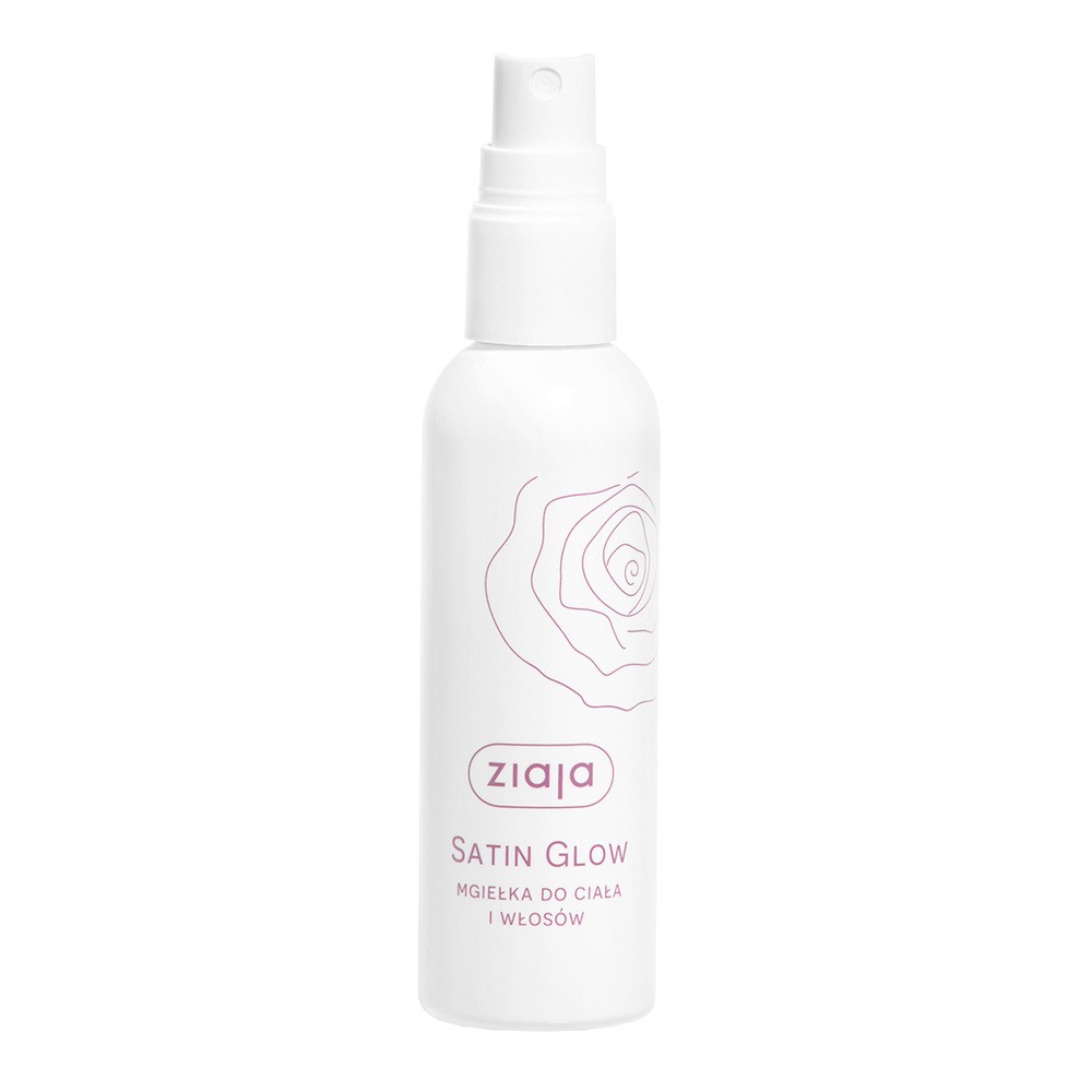 Ziaja Satin Glow mgiełka do ciała i włosów 90 ml
