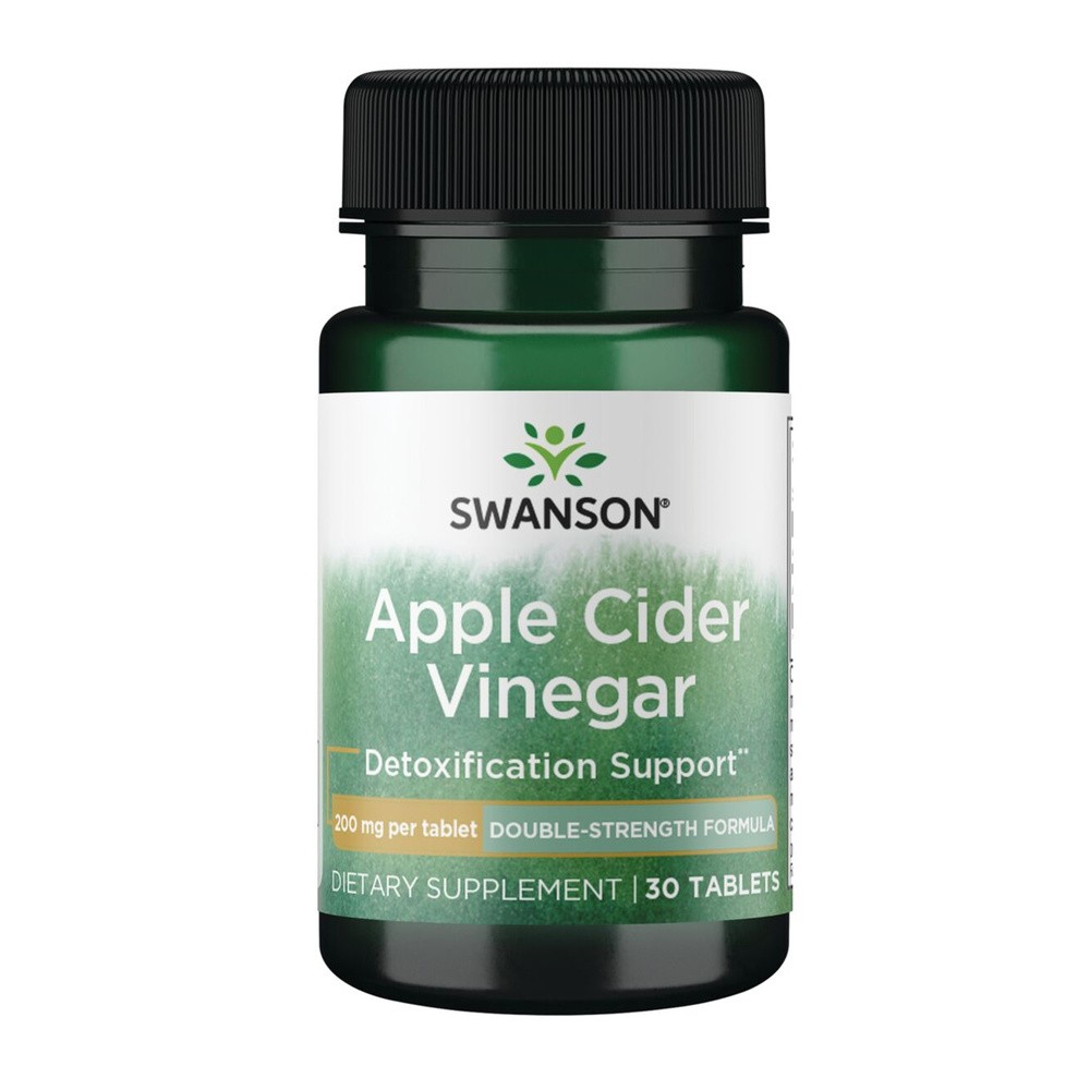 SWANSON Apple Cider Vinegar Double-Strength - 30 tabletek
